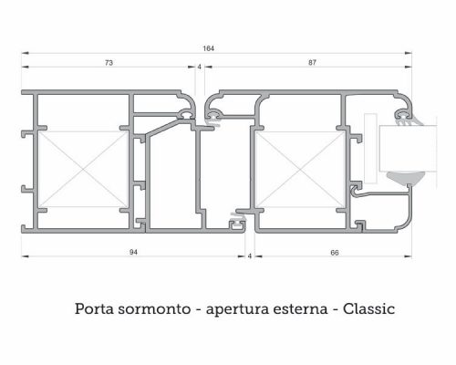 ws 60 doors sorm esterna classic porte big