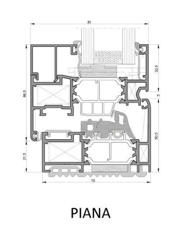 LINEE ESTETICHE WS75THI PIANA