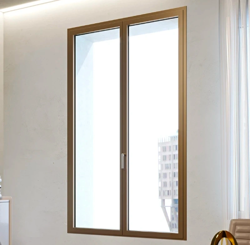 Finestra battente in alluminio Fineline particolare interno