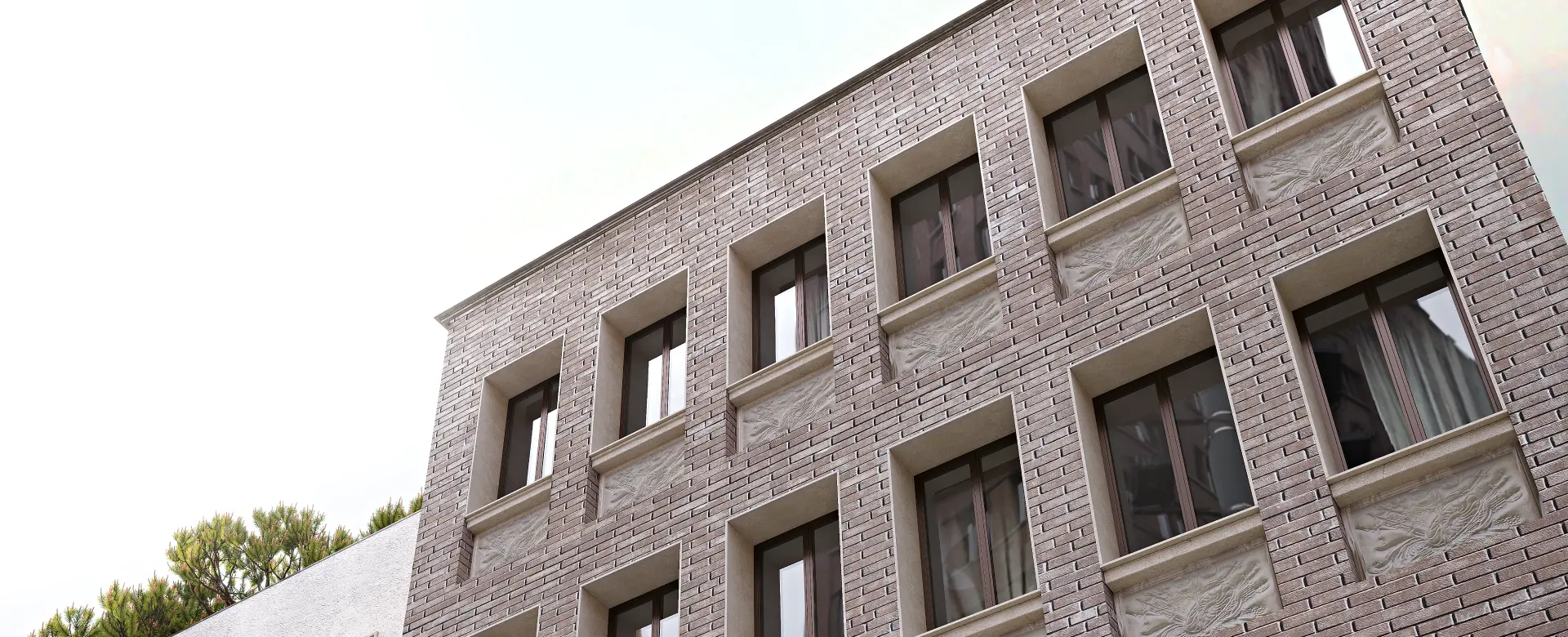 Finestra battente minimale in alluminio Fineline