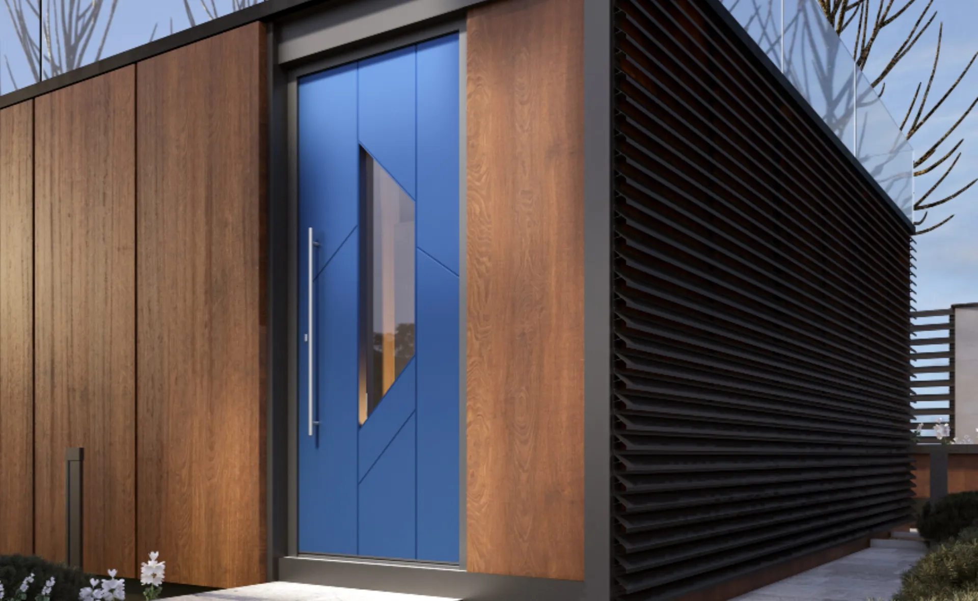 PANNELLI-LINEA-VETRO-sezione-con-testo-destra Pannelli per portoncini in alluminio con parti vetrate